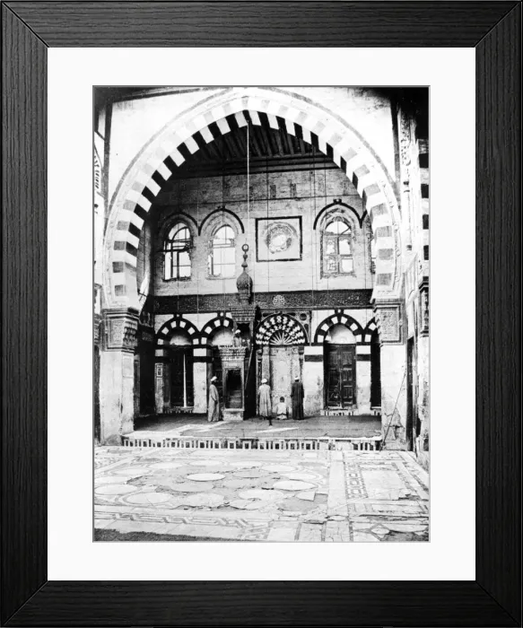 Framed Print : Mosque of Kaid-Bey, Cairo, Egypt, 1887. Artist: Henri Bechard Framed Print : Mosque of Kaid-Bey, Cairo, Egypt, 1887. Artist: Henri Bechard