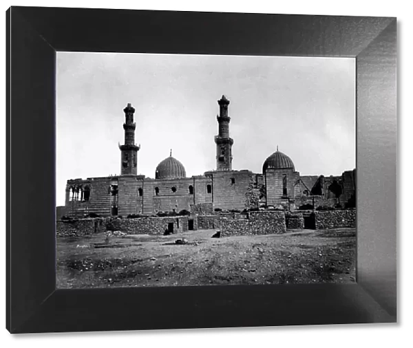 Sultan Barquq Mosque, Cairo, Egypt, 1878. Artist: Felix Bonfils