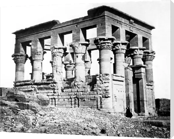Trajans Kiosk at Philae, Nubia, Egypt, 1878. Artist: Felix Bonfils