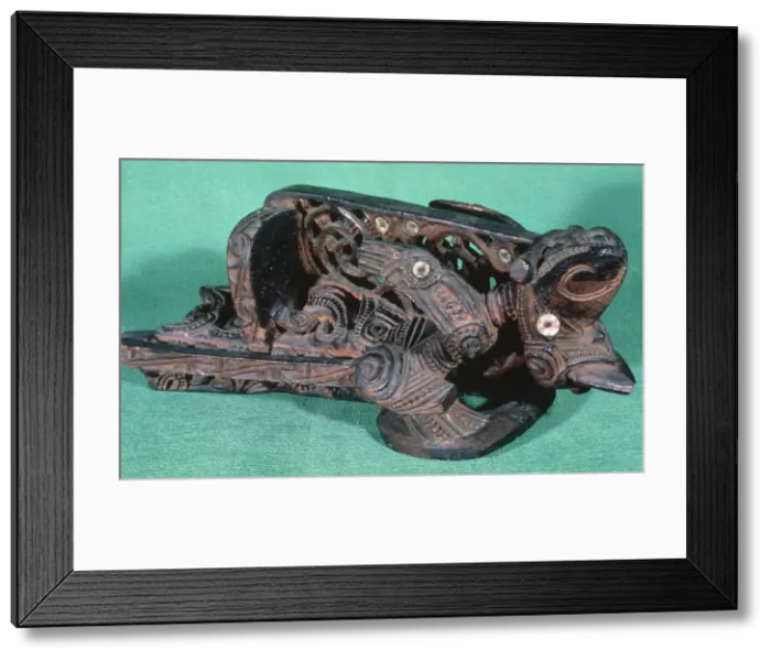 Framed Print : Maori canoe prow, New Zealand Framed Print : Maori canoe prow, New Zealand