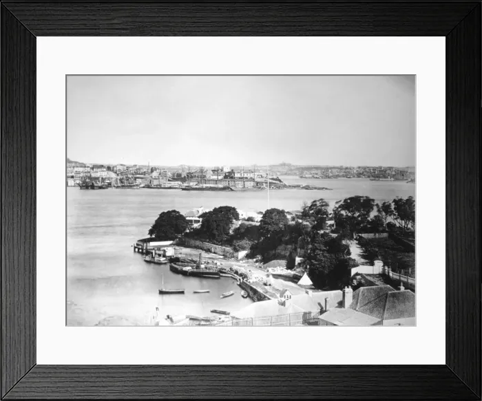 Framed Print : The quay, Sydney, New South Wales, Australia, 1870-1880 Framed Print : The quay, Sydney, New South Wales, Australia, 1870-1880