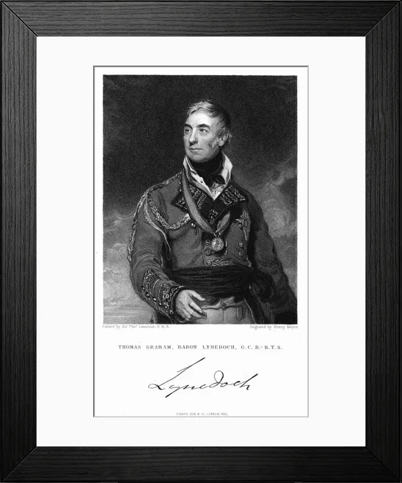 Framed Print : Thomas Graham, Baron Lynedoch (1748-1843), British soldier, 1831. Artist: Henry Meyer Framed Print : Thomas Graham, Baron Lynedoch (1748-1843), British soldier, 1831. Artist: Henry Meyer