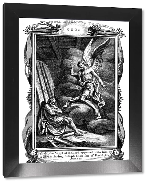 Josephs dream: Behold, the Angel of the Lord appeared unto him in a dream, 1804