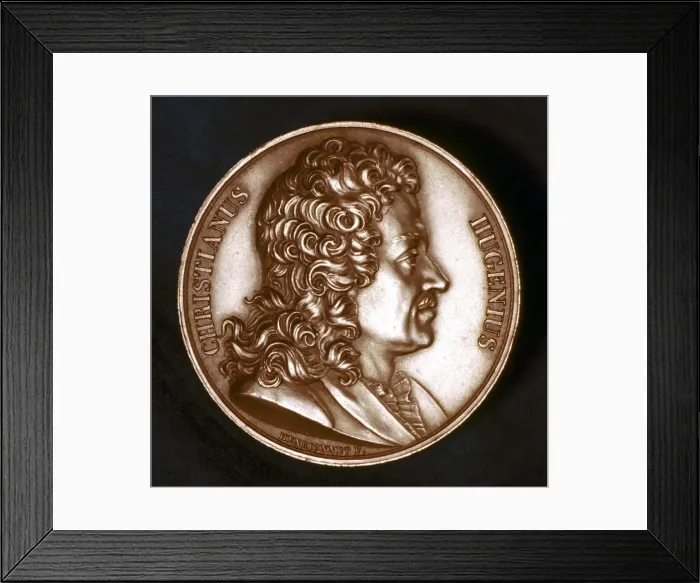 Framed Print : Christiaan Huyghens (1629-1695), Dutch physicist. Artist: F Henrionnet Framed Print : Christiaan Huyghens (1629-1695), Dutch physicist. Artist: F Henrionnet