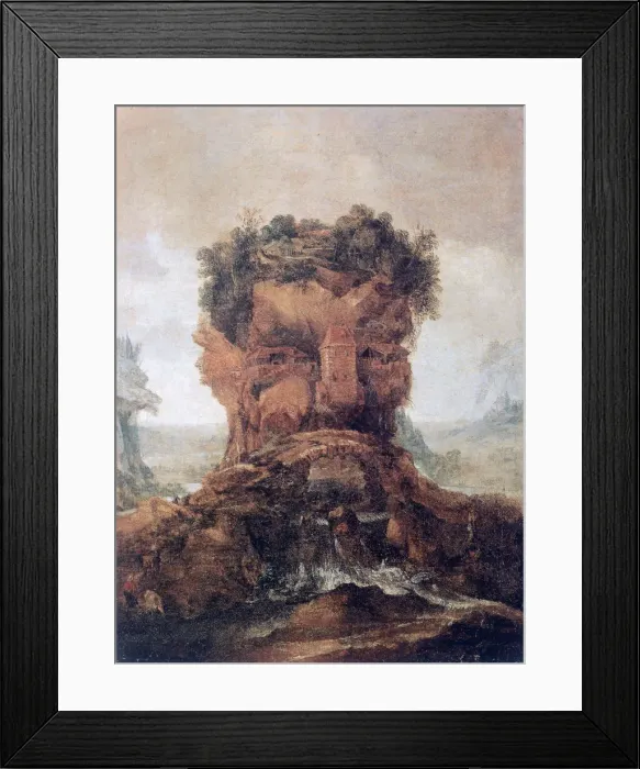 Framed Print : Anthropomorphic Landscape, c1600-1635. Artist: Joos de Momper, the younger Framed Print : Anthropomorphic Landscape, c1600-1635. Artist: Joos de Momper, the younger