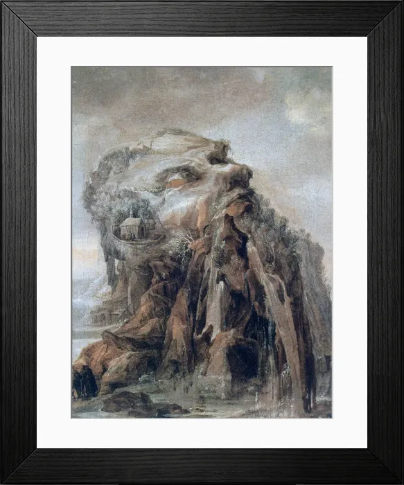 Framed Print : Anthropomorphic Landscape, c1600-1635. Artist: Joos de Momper, the younger Framed Print : Anthropomorphic Landscape, c1600-1635. Artist: Joos de Momper, the younger