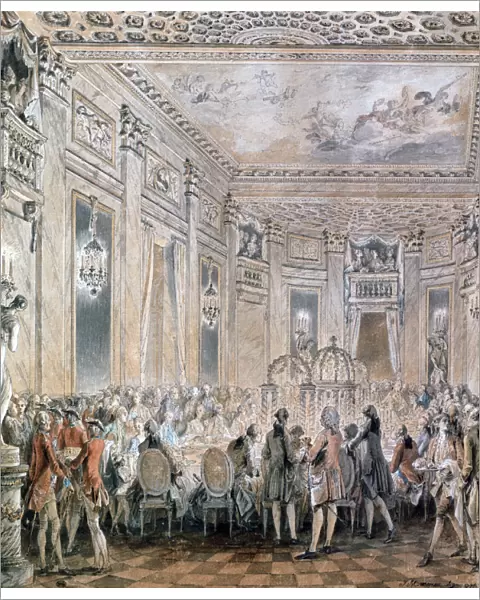 Feast at Louveciennes, 1771. Artist: Jean-Michel Moreau