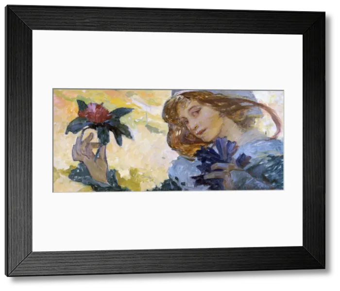 Framed Print : Untitled, c1880-1930. Artist: Alphonse Mucha Framed Print : Untitled, c1880-1930. Artist: Alphonse Mucha