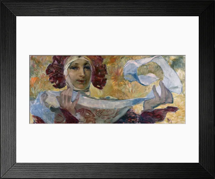 Framed Print : Untitled, c1880-1930. Artist: Alphonse Mucha Framed Print : Untitled, c1880-1930. Artist: Alphonse Mucha