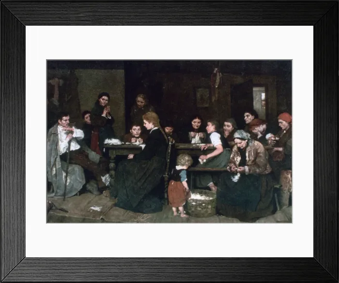Framed Print : Untitled, c1864-1900. Artist: Mihaly Munkacsy Framed Print : Untitled, c1864-1900. Artist: Mihaly Munkacsy
