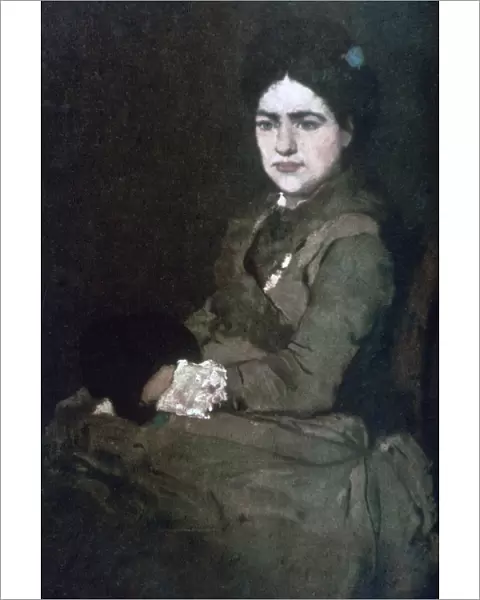 Mrs Munkacsy, c1864-1900. Artist: Mihaly Munkacsy