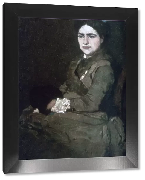 Mrs Munkacsy, c1864-1900. Artist: Mihaly Munkacsy