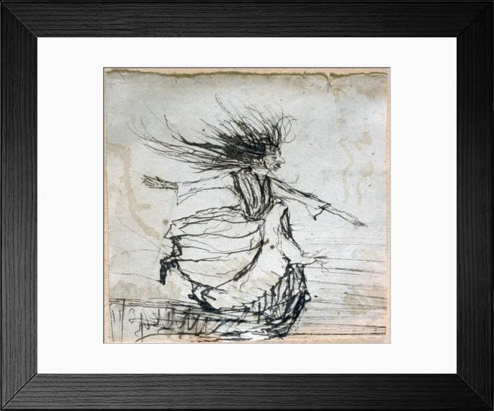 Framed Print : The Witch, c1830-1857. Artist: Alfred de Musset Framed Print : The Witch, c1830-1857. Artist: Alfred de Musset