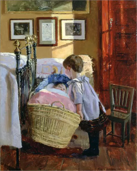 The Watchful Eye, 1889. Artist: Viggo Christian Frederik Vilhelm Pedersen