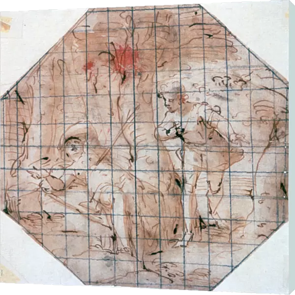 Cephalus and Procris, c1574-1627. Artist: Giovanni Battista Paggi