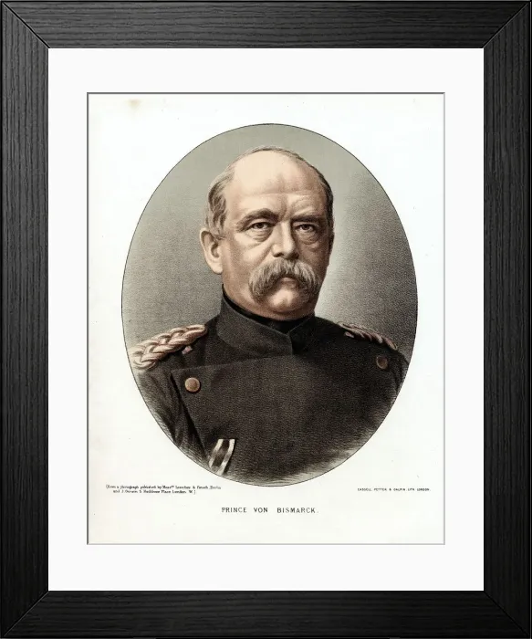Framed Print : Otto von Bismarck, German statesman, c1880 Framed Print : Otto von Bismarck, German statesman, c1880