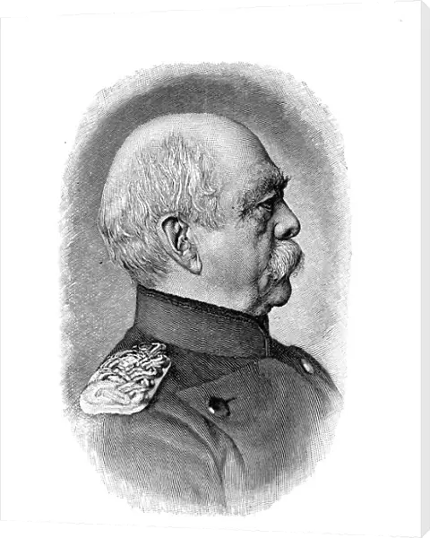 Otto von Bismarck, German statesman, 1885