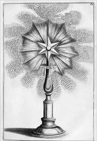 Star ornamental fountain design, 1664. Artist: Georg Andreas Bockler