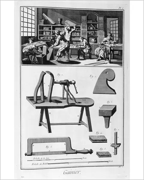 Case-makers, 1751-1777. Artist: Denis Diderot