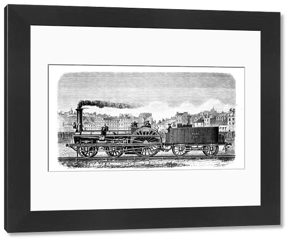 Railway steam locomotive designed in 1849 by English engineer Thomas Russell Crampton