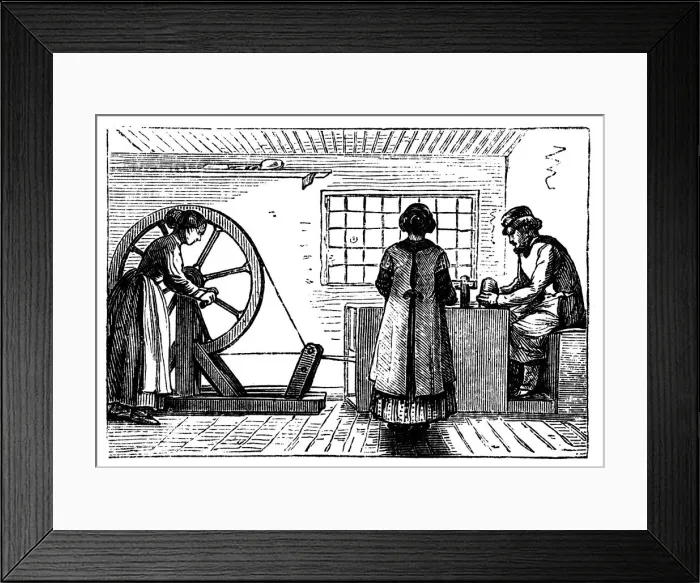 Framed Print : Potters workshop, c1860 Framed Print : Potters workshop, c1860
