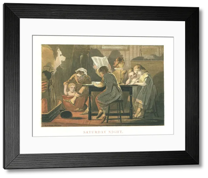 Framed Print : Saturday Night Framed Print : Saturday Night