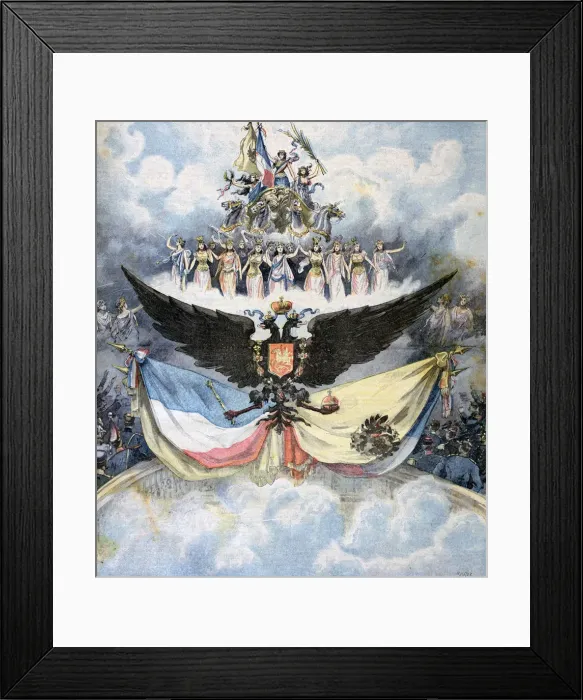 Framed Print : Celebrations at the Opera in Paris in honour of the Franco-Russian Dual Alliance, 1893. Artist: Henri Meyer Framed Print : Celebrations at the Opera in Paris in honour of the Franco-Russian Dual Alliance, 1893. Artist: Henri Meyer