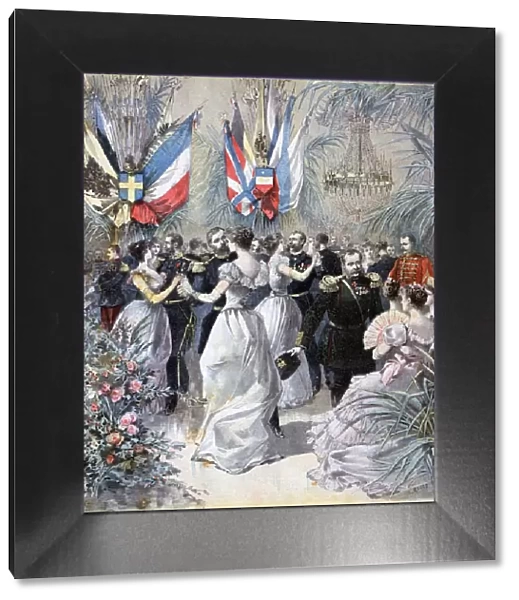 Celebrations in honour of the Visit of the Russian Fleet in Toulon, 1893. Artist: Henri Meyer