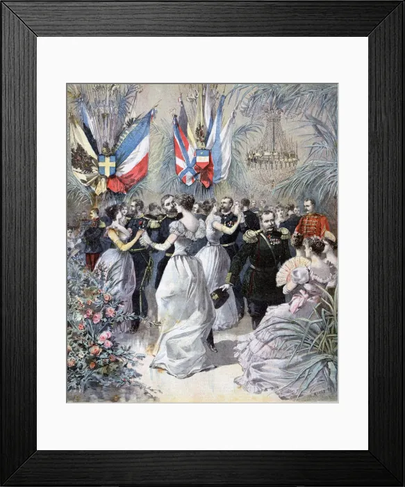 Framed Print : Celebrations in honour of the Visit of the Russian Fleet in Toulon, 1893. Artist: Henri Meyer Framed Print : Celebrations in honour of the Visit of the Russian Fleet in Toulon, 1893. Artist: Henri Meyer