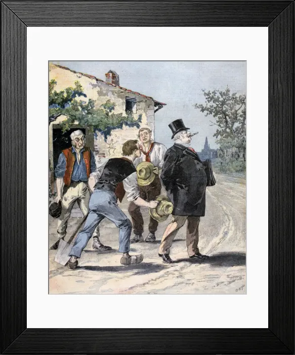 Framed Print : After the election, 1893. Artist: Henri Meyer Framed Print : After the election, 1893. Artist: Henri Meyer
