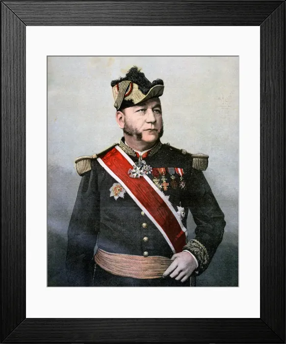 Framed Print : Admiral Humann, French Far East Navy Commander, 1893 Framed Print : Admiral Humann, French Far East Navy Commander, 1893