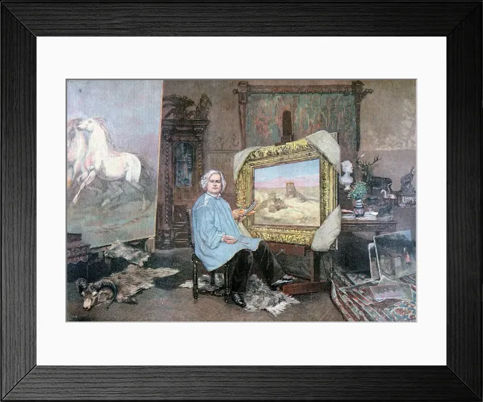 Framed Print : Rosa Bonheur in Her Studio, 1893 Framed Print : Rosa Bonheur in Her Studio, 1893