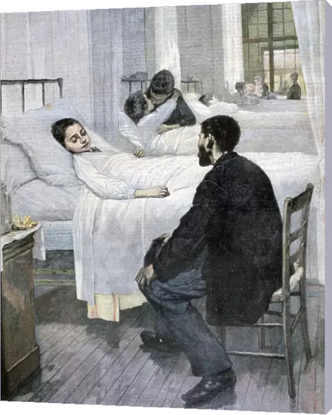 Visiting Day at the Hospital, 1893. Artist: Henry Jules Jean Geoffroy