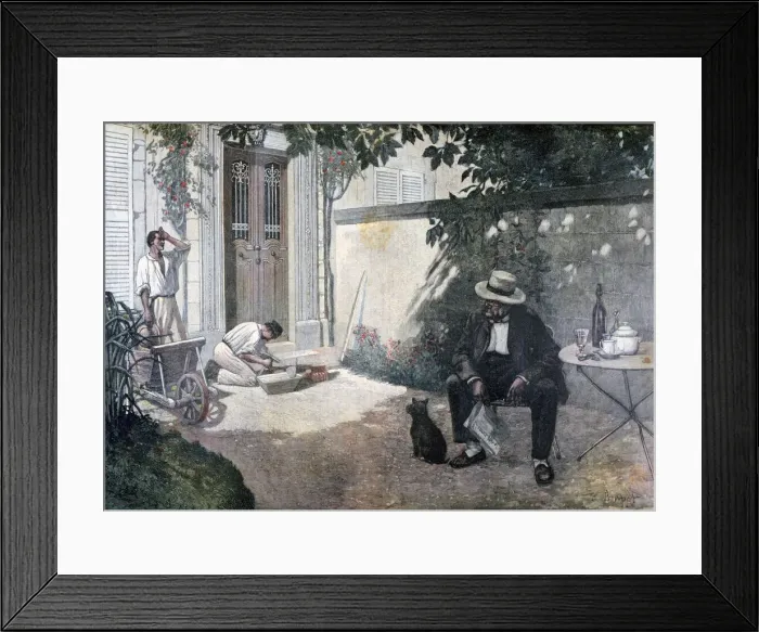 Framed Print : The Good Bourgeois, 1893