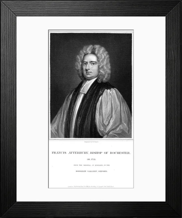 Framed Print : Francis Atterbury (1663-1732) English prelate, polemical writer and orator, 1732 Framed Print : Francis Atterbury (1663-1732) English prelate, polemical writer and orator, 1732