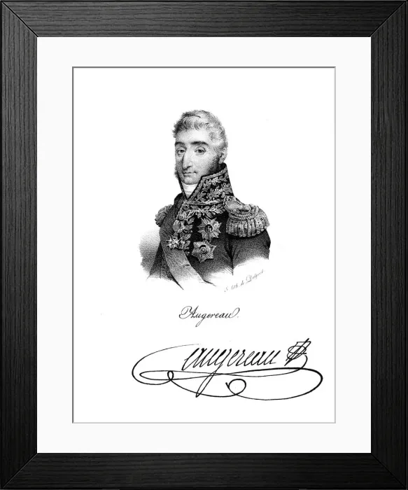 Framed Print : Pierre Francois Charles Augereau, Duke of Castiglione (1757-1816), French soldier Framed Print : Pierre Francois Charles Augereau, Duke of Castiglione (1757-1816), French soldier