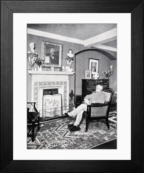 Framed Print : Alfred Austin (1835-1913), British poet, c1903 Framed Print : Alfred Austin (1835-1913), British poet, c1903