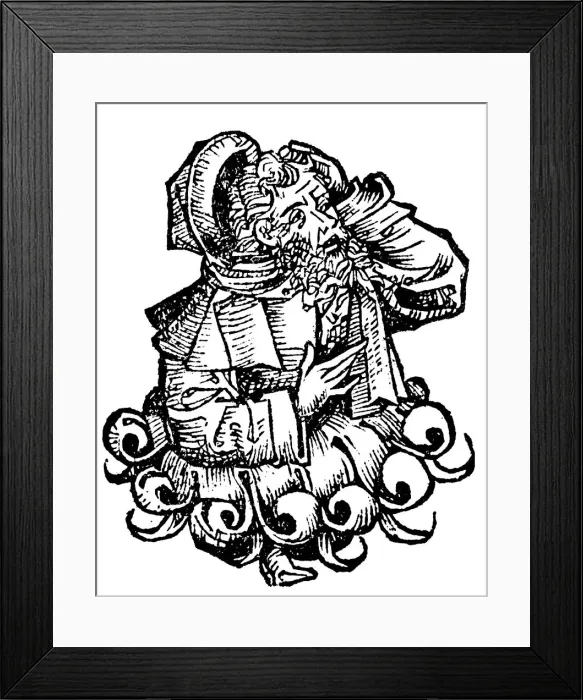 Framed Print : Avenzoar (Ibn Zuhr) (c1072-1162), Arab physician, 1493 Framed Print : Avenzoar (Ibn Zuhr) (c1072-1162), Arab physician, 1493