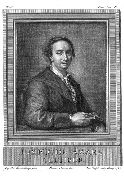 Jose Nicolas de Azara (1731-1804), Spanish diplomat and patron of art and literature, 1784