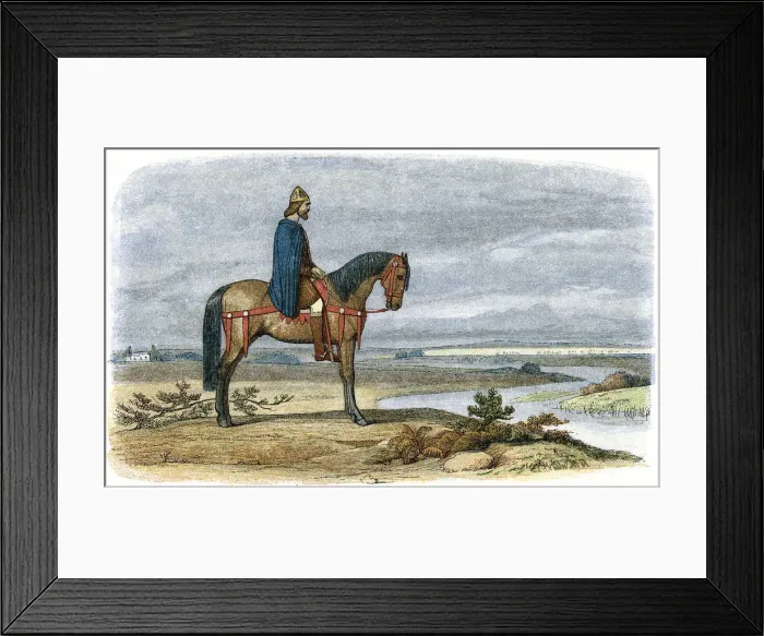 Framed Print : Alfred the Great (849-899), Anglo-Saxon king of Wessex from 871, 885 (1864) Framed Print : Alfred the Great (849-899), Anglo-Saxon king of Wessex from 871, 885 (1864)