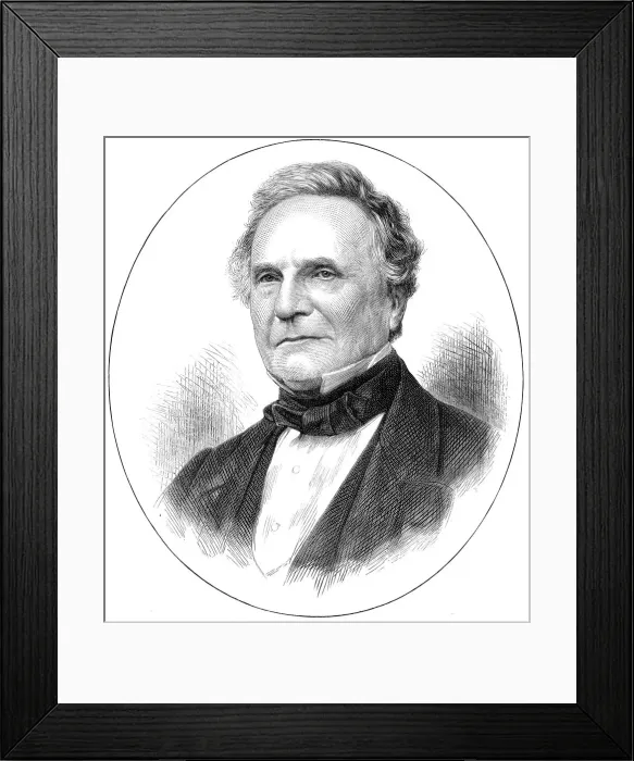 Framed Print : Charles Babbage (1791-1871) English mathematician and pioneer of computing, 1871 Framed Print : Charles Babbage (1791-1871) English mathematician and pioneer of computing, 1871
