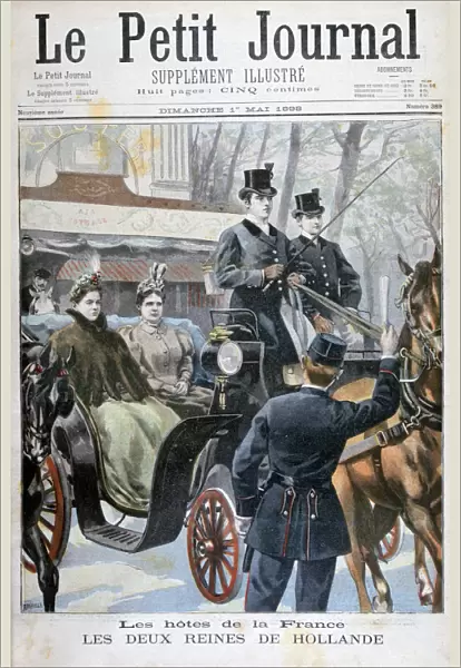 The two queens of Holland visiting Paris, France, 1898. Artist: F Meaulle