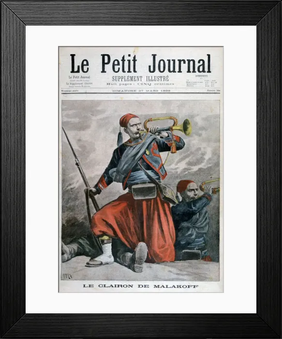Framed Print : The bugles of Malakoff, 1898. Artist: Henri Meyer Framed Print : The bugles of Malakoff, 1898. Artist: Henri Meyer