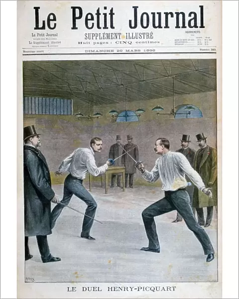 Henry-Picquart duel, 1898. Artist: Henri Meyer