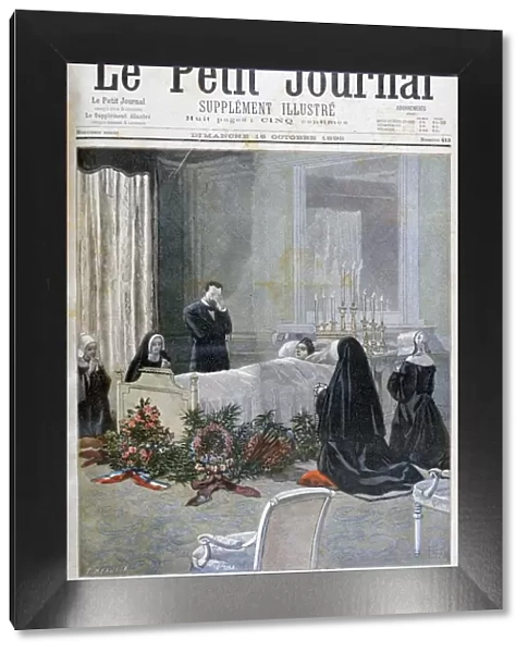 The death of the son of Marie Francois Sadi Carnot, 1898. Artist: F Meaulle