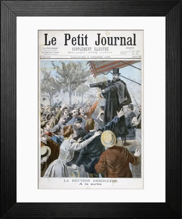 Framed Print : Paul Deroulede, French author and politician, 1898. Artist: F Meaulle Framed Print : Paul Deroulede, French author and politician, 1898. Artist: F Meaulle