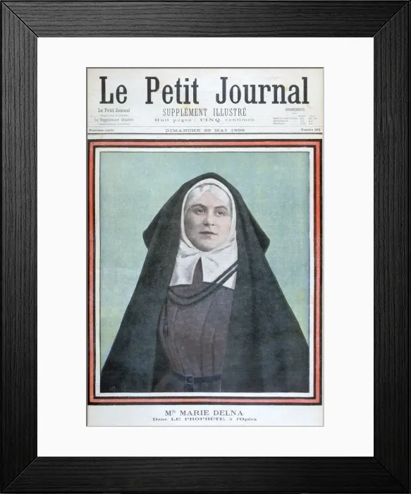 Framed Print : Marie Delna in the opera Prophete, 1898 Framed Print : Marie Delna in the opera Prophete, 1898