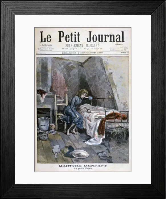 Framed Print : Revolte of the blind men in a hospice, France, 1904 Framed Print : Revolte of the blind men in a hospice, France, 1904