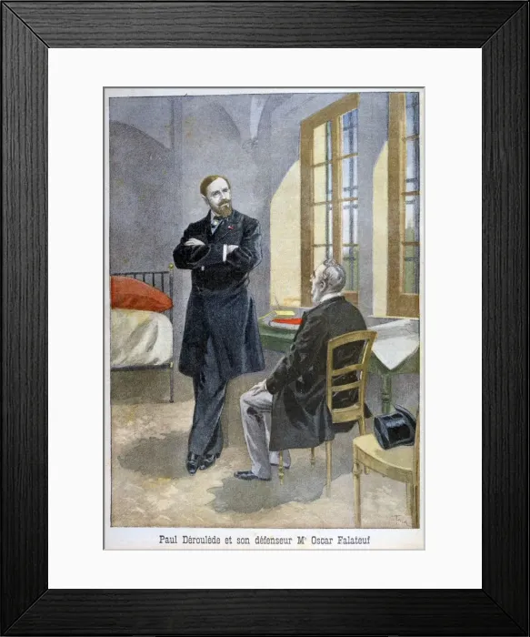 Framed Print : Paul Deroulede and his defender Oscar Falateuf, 1899. Artist: Oswaldo Tofani Framed Print : Paul Deroulede and his defender Oscar Falateuf, 1899. Artist: Oswaldo Tofani