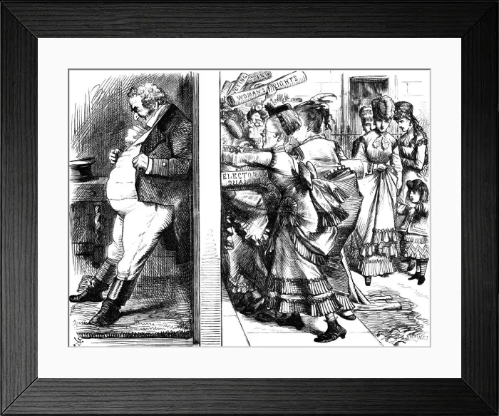 Framed Print : Lydia Ernestine Becker (1827-1890), British advocate of female suffrage, 1870 Framed Print : Lydia Ernestine Becker (1827-1890), British advocate of female suffrage, 1870